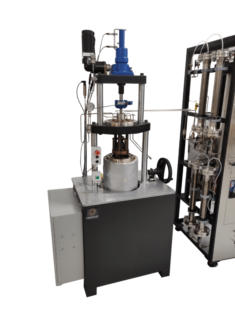 Load frame with autoclave